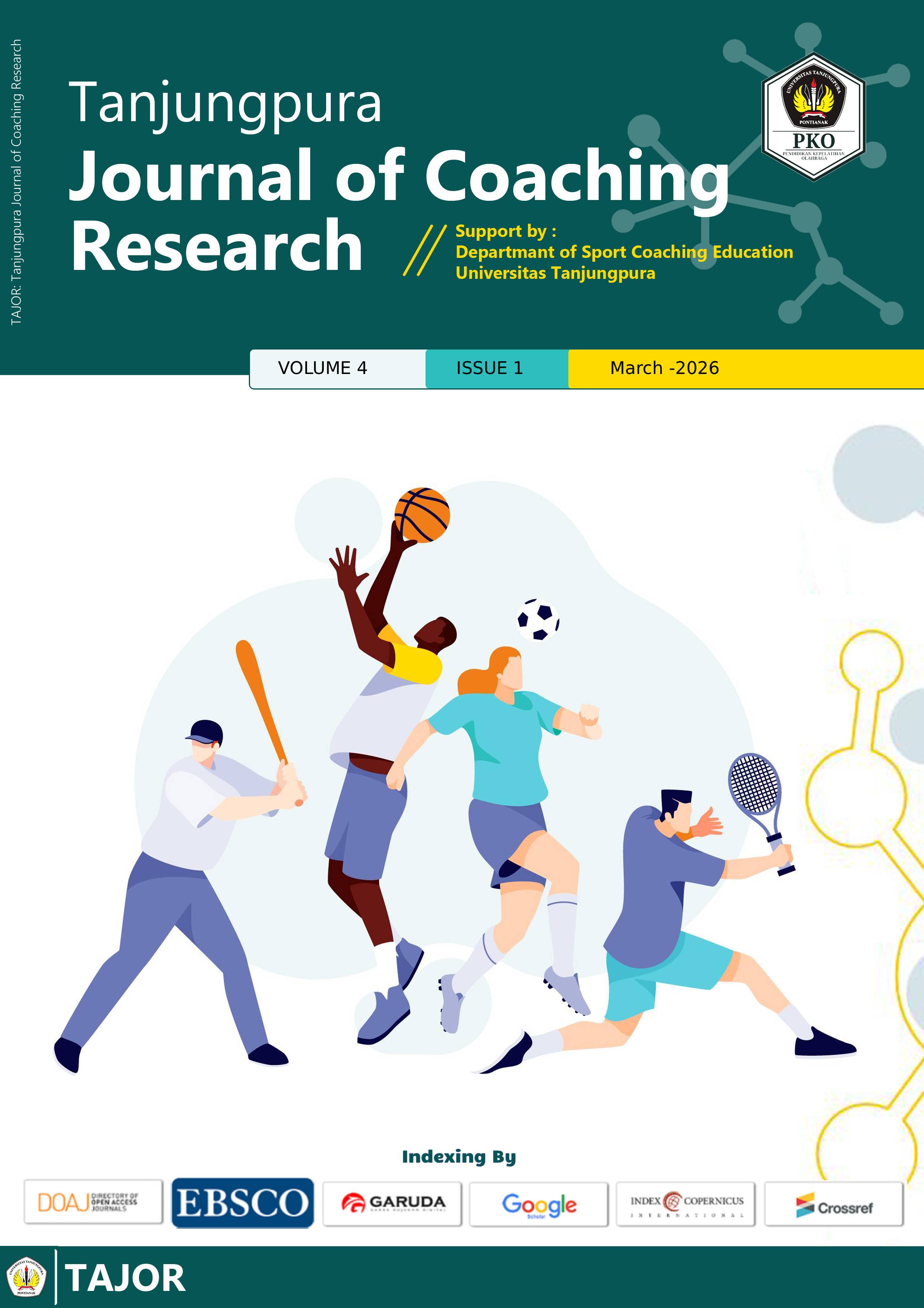 					View Vol. 4 No. 1 (2026): Tanjungpura Journal of Coaching Research
				