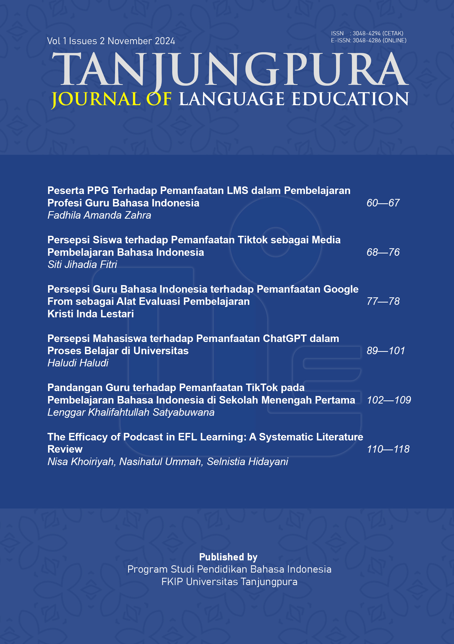					View Vol. 1 No. 2 (2024)
				